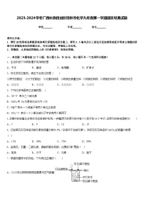 2023-2024学年广西壮族自治区桂林市化学九年级第一学期期末经典试题含答案