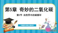 初中化學滬教版（2024）九年級上冊第3節(jié) 自然界中的碳循環(huán)課文配套課件ppt