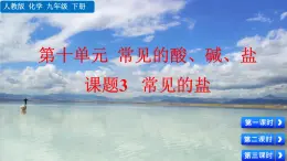 人教版化學2024九年級下冊 第10單元 課題3  常見的鹽 PPT課件+教案