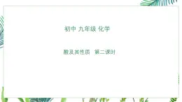 初中化學魯教版九年級下冊第七單元第一節(jié)酸及其性質(zhì)（二）課件