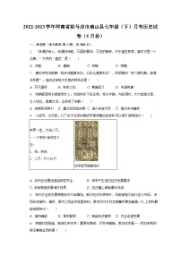 2022-2023学年河南省驻马店市确山县七年级（下）月考历史试卷（5月份）（含解析）