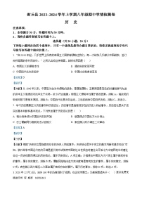 河南省新鄉(xiāng)市封丘縣2023-2024學(xué)年八年級(jí)上學(xué)期期中學(xué)情檢測(cè)歷史試題（解析版）