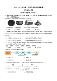山东省滨州市惠民县2023-2024学年七年级上学期期末历史试题（含答案）