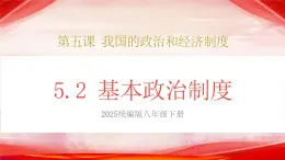 人教版八年級道德與法治下冊5.2基本政治制度（課件+視頻素材）