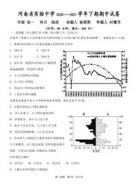 2021河南省实验中学高一下学期期中考试地理PDF版含答案（可编辑）