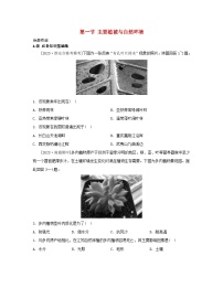 湘教版 (2019)必修 第一冊第一節(jié) 主要植被與自然環(huán)境練習(xí)
