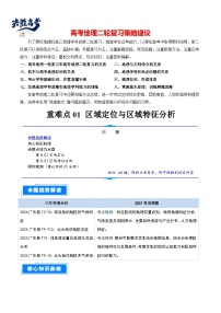 重難點01 區(qū)域定位與區(qū)域特征分析--2025年高考地理二輪復(fù)習(xí)重難熱點專練（廣東專用）