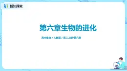 6.3《種群基因組成的變化與物種的形成》課件PPT+教案