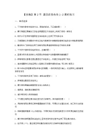 高中人教版 (2019)第2節(jié) 基因在染色體上同步測試題