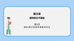 第三章 第三节  DNA通过复制传递遗传信息（课件）-高一生物课件（浙科版2019必修2）