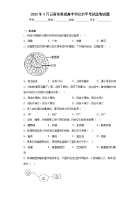 2023年3月云南省普通高中学业水平考试生物试题（含解析）