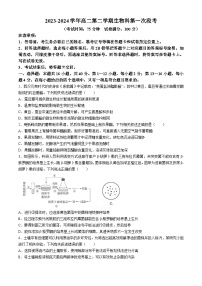 廣東省四會(huì)中學(xué)、廣信中學(xué)2023-2024學(xué)年高二下學(xué)期第一次月考生物試題