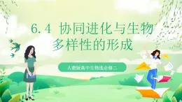 人教版高中生物必修二6.4《協(xié)同進化與生物多樣性的形成》課件+教案+分層練習(xí)+導(dǎo)學(xué)案
