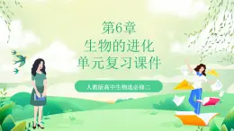 人教版高中生物必修二第6章《生物的進化》單元復(fù)習(xí)課件+單元解讀課件+知識清單+單元測試