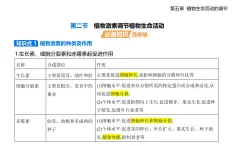 5.2 植物激素调节植物生命活动知识点串讲课件+分层训练-浙科版高中生物高二上册（选必一）