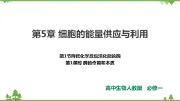 人教版生物必修一5.1《酶的作用和本質(zhì)》第一課時PPT課件+教學(xué)設(shè)計(jì)+同步練習(xí)
