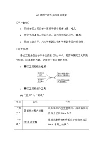 高中生物人教版 (新課標(biāo))必修2《遺傳與進(jìn)化》第2節(jié) 基因工程及其應(yīng)用學(xué)案設(shè)計(jì)