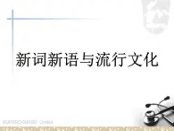 《新詞新語與流行文化》公開課課件