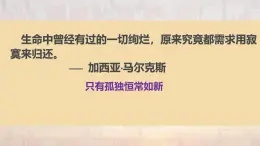 統(tǒng)編版高中語文選擇性必修上冊《百年孤獨（節(jié)選）》教學(xué)課件