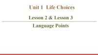 高中Unit 1 Life ChoicesLesson 2 Understanding and Coping with Stress授课ppt课件