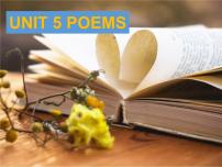 高中英语人教版 (2019)选择性必修 第三册Unit 5 Poems课前预习ppt课件