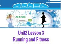 北师大版 (2019)必修 第一册Lesson 3 Running and Fitness教案配套课件ppt