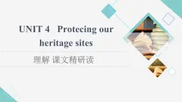 譯林版高中英語選擇性必修第三冊UNIT4理解課文精研讀課件+學(xué)案