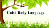 人教版 (2019)选择性必修 第一册Unit 4 Body Language图文ppt课件