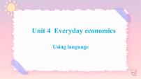 高中英语外研版 (2019)选择性必修 第四册Unit 4 Everyday economics精品ppt课件