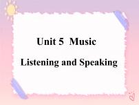 人教版 (2019)Unit 5 Music一等奖课件ppt