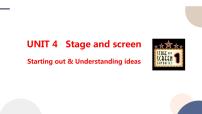 高中英语外研版 (2019)必修 第二册Unit 4 Stage and screen完美版ppt课件