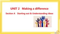 高中英语外研版 (2019)必修 第三册Unit 2 Making a difference完美版教学ppt课件