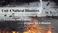 高中英语人教版 (2019)必修 第一册Unit 4 Natural disasters优质ppt课件