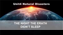 高中英语人教版 (2019)必修 第一册Unit 4 Natural disasters优质课件ppt