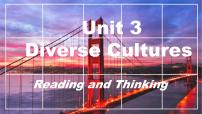 高中人教版 (2019)Unit 3 Diverse Cultures完美版课件ppt