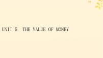 高中人教版 (2019)Unit 5 The Value of Money课前预习课件ppt