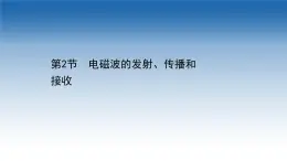 新教材物理魯科版選擇性必修第二冊課件：第4章+第2節(jié)+電磁波的發(fā)射、傳播和接收（課件）