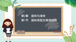 魯科版高中物理選修32.1 固體類型及微觀結(jié)構(gòu)課件