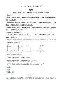 2022-2023学年湖南省雅礼中学等多校联考高二下学期3月月考物理试题（解析版）
