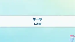 新教材2023_2024學(xué)年高中物理第1章動量與動量守恒定律分層作業(yè)1動量課件教科版選擇性必修第一冊