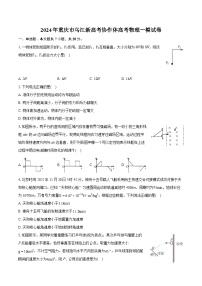 2024年重慶市烏江新高考協(xié)作體高考物理一模試卷(含詳細(xì)答案解析)