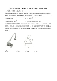 2023-2024學(xué)年安徽省A10聯(lián)盟高三最后一卷物理試卷（含詳細(xì)答案解析）