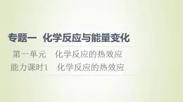 蘇教版高中化學(xué)選擇性必修1專題1化學(xué)反應(yīng)與能量變化第1單元能力課時(shí)1化學(xué)反應(yīng)的熱效應(yīng)課件