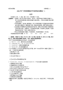 2021广州高三下学期毕业班综合测试（一）（一模）化学试题含答案