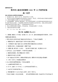 贵州省“三新”改革联盟校2023-2024学年高一上学期12月联考化学试卷