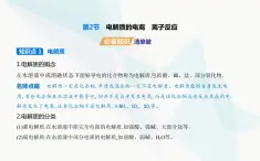 魯科版高中化學(xué)必修第一冊(cè)第2章元素與物質(zhì)世界第2節(jié)電解質(zhì)的電離離子反應(yīng)課件