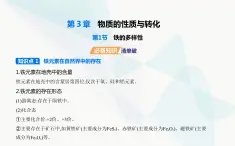 魯科版高中化學(xué)必修第一冊(cè)第3章物質(zhì)的性質(zhì)與轉(zhuǎn)化第1節(jié)鐵的多樣性課件