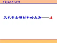 人教版 (新課標(biāo))高中化學(xué)必修1 4-1《無(wú)機(jī)非金屬材料的主角——硅》第二課時(shí)課件