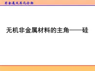 人教版 (新課標(biāo))高中化學(xué)必修1 4-1《無(wú)機(jī)非金屬材料的主角——硅》第一課時(shí)課件