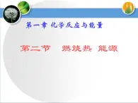 人教版 (新課標)高中化學選修4 1-2《燃燒熱__能源》課件